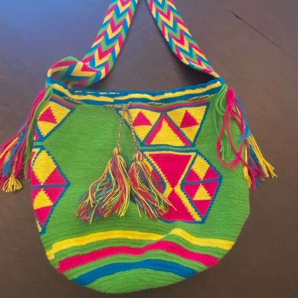 Handmade bucket bag unique - Picture 4 of 6